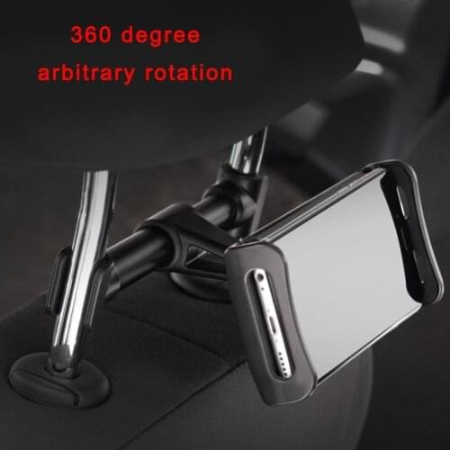 Universal 360 Degree Rotation Backseat Headrest Bracket Bracket, Car PC Tablet J3U4
