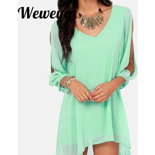 Летние шифоновые платья Weweya China At AliExpress