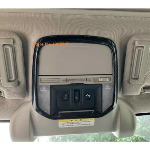 For Subaru Forester 2018 2019 2020 Car Sticker Styling Inner Cover Front Head Read Reading Switch Light Lamp Frame Trim 1pcs