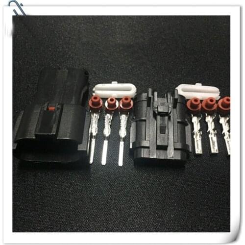 2.0 Automotive Connector 3P Automotive Connector 3 Hole Waterproof Plug Wire Harness Plug