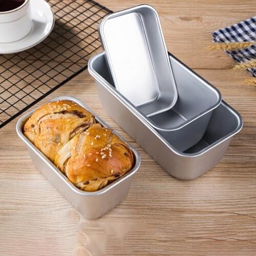 5 Size Aluminum Alloy Loaf Pan Rectangle Toast Bread Mold Non-Stick Brownie Cake Mold Baking Tray Pan Dishes Kitchen Accessories