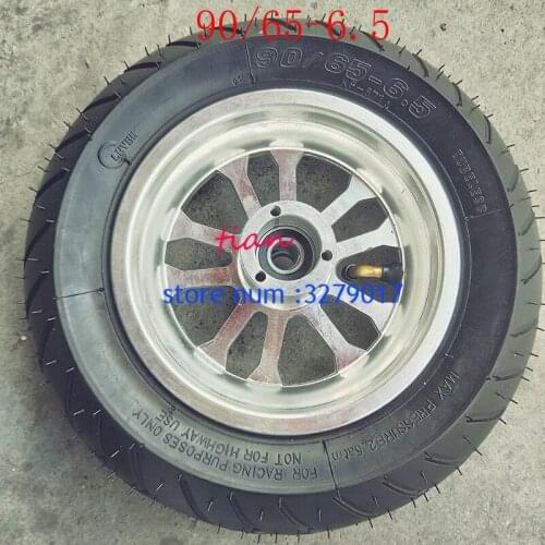 Free shipping Front 9065-6.5 rear 11050-6.5 inch inner and outer tire wheel hub tyre Motorcycle Scooter accessories
