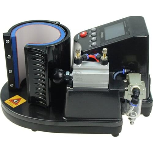 Free shipping heat transfer machine for mug heat press machine pneumatic Cup 3D thermal transfer machine Cup