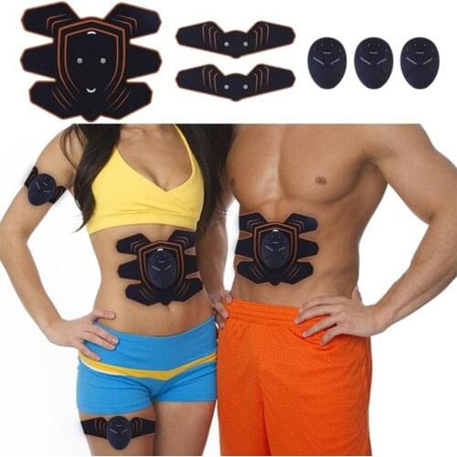 Home Gym Fitness Electric Abdominal Muscle Stimulator Slimming Massage Unisex Trainer EMS Exercise Muscle Body Training