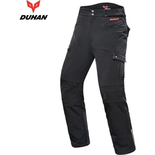 DUHAN Motorcycle Pants Men Motocross Slacks Motorbike Riding Trousers Pantalon Moto Racing Pants Protective Gear