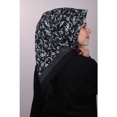 ERBİL PATTERNED LINEN FLAMLI SCARF-DESEN-06-RENK-03