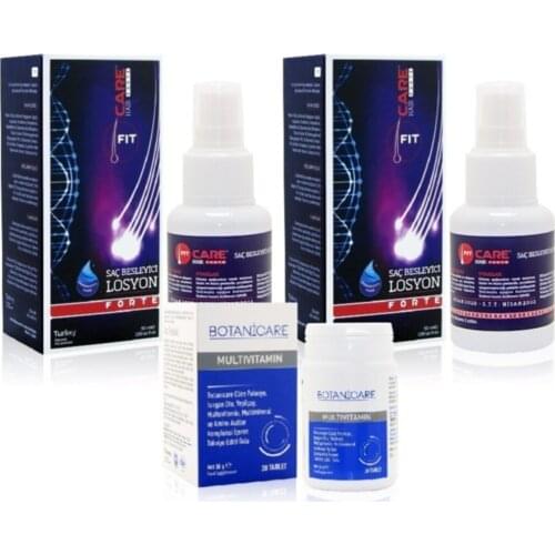 Fitcare Forte Hair Cure Care Lotion 2 PCs + Multivitamin
