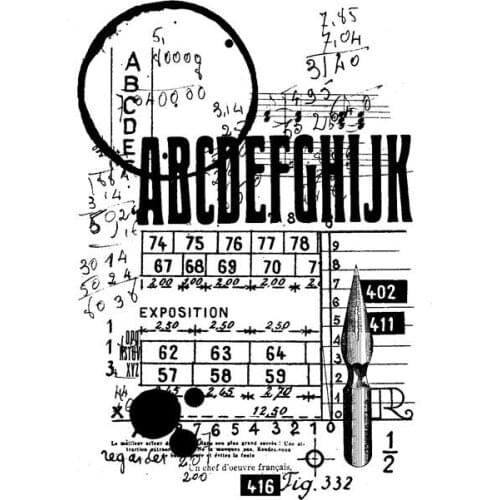 Background Transparent Clear Stamps for DIY Scrapbooking/Card Making/Kids Christmas Fun Decoration Supplies ST0745