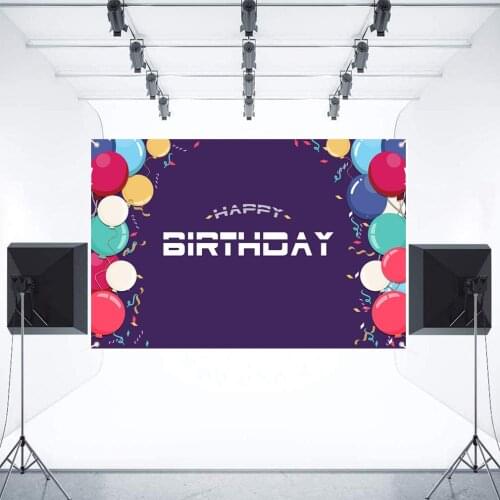 Background party background happy birthday party decoration banner photography supplies background happy birthday decoration