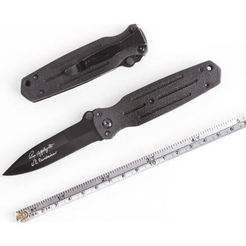 Hot sale High quality M015 Pocket EDC Camping Survival Tool Folding Knife 5Cr13MoV Blade Ebony Handle Gift tool