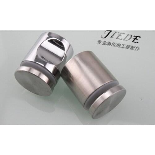 Creative solid stainless steel bathroom small handle glass door single hole handle / shower room glass door handle knob
