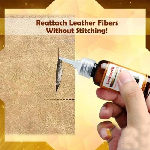 30ml Leather Repair Cream Waterproof Strong Liquid Super Glue Instant Dry Car Seat Repair Cream Sofa Leather Adhesive Glue