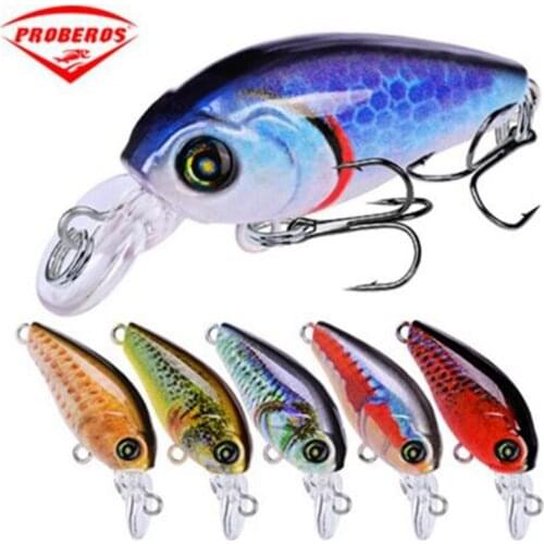 Mini Crankbait Fishing Lure 47mm 4g Topwater Iscas Artificiais Hard Bait Minnow Swimbait Wobbler Bait Jerkbait Fishing Tackle