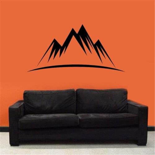 Mountains Pattern Wall Stickers For Kids Rooms Bedroom Livingroom Removable Vinyl Home Art Mural Decor Nursery Decoration ZW168