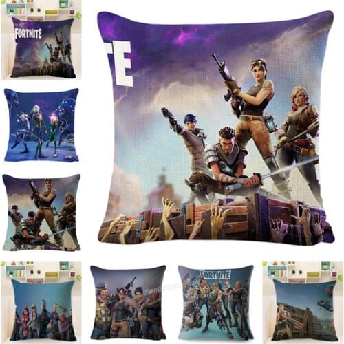 Fortnites Cushion Covers Cartoon figure Cushion Fortress Night Pillow Case fall pillow cover home decor decorative pillow cover