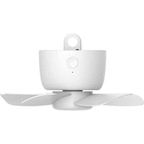 Rechargeable Ceiling Fan Camping Fan Student Dormitory Ultra-quiet Mini Type, Adjustable Speed 4 Gear Options