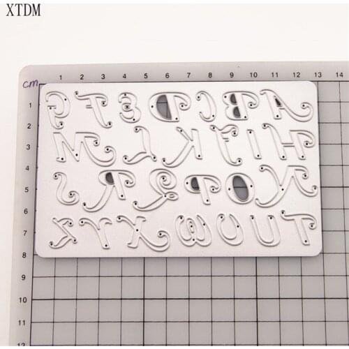 Cutting dies uppercase letter metal crafts paper die-cutting /DIY embossing, Easter and New Year