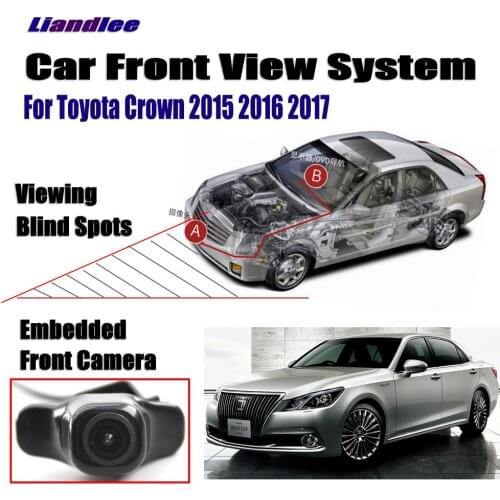 Car Front View Camera For Toyota Crown 2015 2016 2017 Not Rear View Backup Parking Camera HD CCD Night Vision