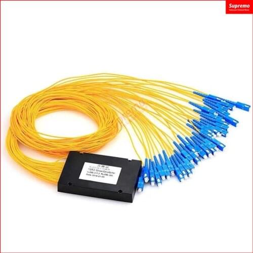 SC/ UPC 1x32 2.0mmPLC Fiber Optic Splitter,Cassett Fiber Optical Splitter or ABS PLC Splitter,Single Mode SC FC LC ST Connector