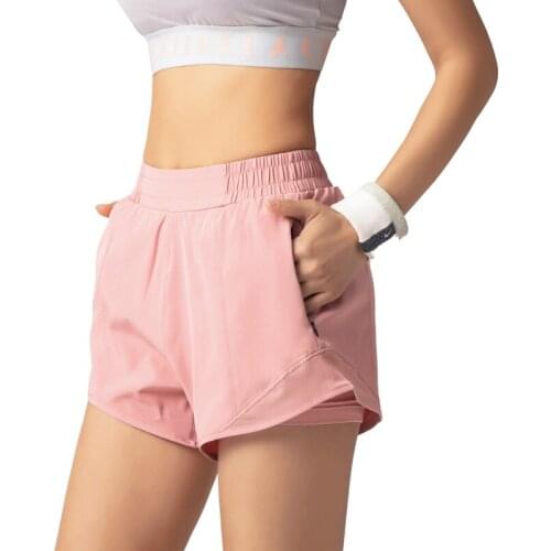 2 in 1 Sport Shorts Women Running Shorts Breathable Yoga Sport Shorts Summer Quick Drying Gym Workout Training Short Sportswear