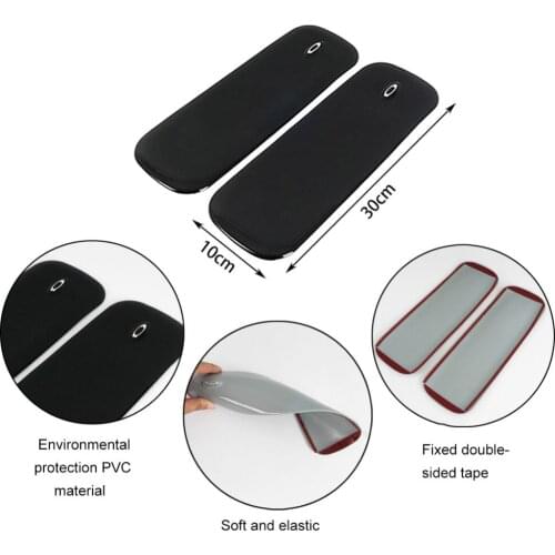 30*10cm Universal Large Car Bumper Strips Front and Rear Bumper Wiper Strips Wide-area Decorative Paste