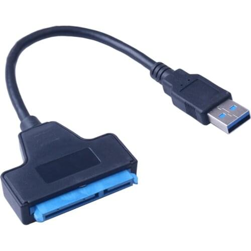 USB 3.0 to SATA 22 Pin 2.5 Inch Hard Disk Driver SSD Adapter Cable Converter Super Speed for Computer PC Converter Laptop
