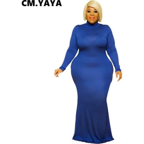 Plus Size L-5XL Floor Length Maxi Dress for Women