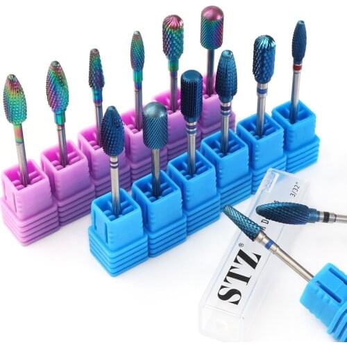 10PCS/Bag Ceramic Nail Cutter Drill Bit Electric Manicure Drill Pedicure Drill Bit Machine Filing Nail Art Tool Equipment
