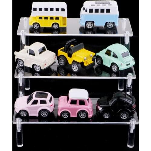 3-Layer Acrylic Jewelry Perfume Dolls Car Models Stand DIY Tools