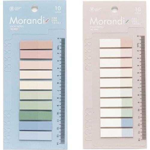 60/120/200 Sheets PET Planner Stickers Index Tabs Flag Bookmark Stationery Sticky Notes School Supplies