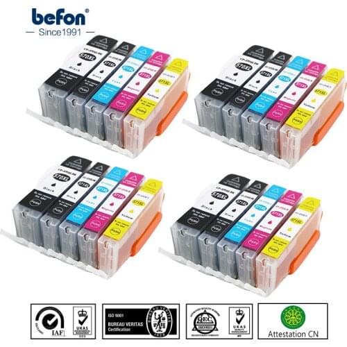 Befon 570 571 XL Ink cartridge Replacement for Canon PGI570 CLI571 PGI Pixma MG5750 MG5751 MG5752 MG5753 MG6850 MG6851 Printer
