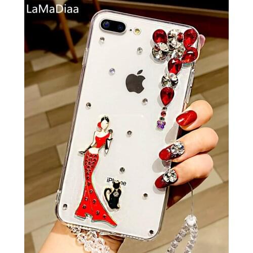 Bling Rhineston Case Cover For Xiaomi Redmi 5 6 4X 5A 6A 7A 8A 9A Note4 5 6 7 8 9 Pro 4X 5A Diamond Soft Mobile Phone Case Cove