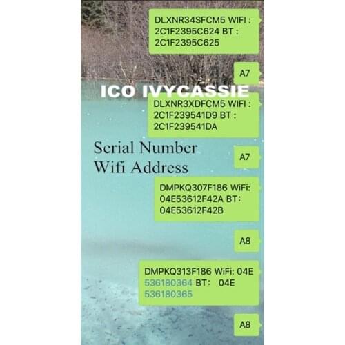 For iPad Unlock iCloud Serial Number SN Wifi Address For iPad 2/3/4/5/6/Air1/Air2/mini1/mini2/mini3/Pro A5 A6 A7 A8 A9 A10 A11