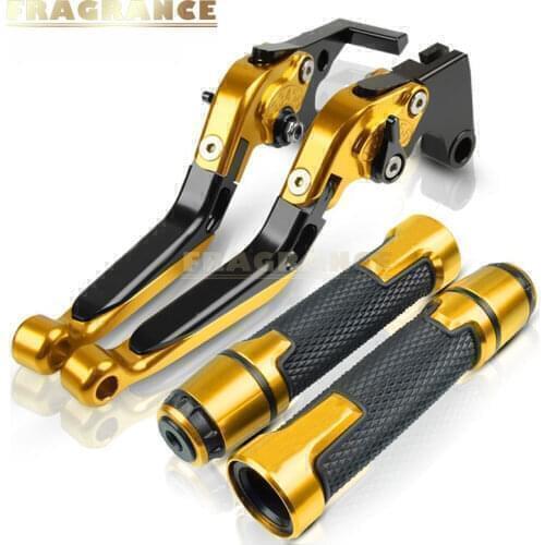 For Triumph SPEED TRIPLE R 2012-2015 Motorcycle Accessories Brake Handle Adjustable Brake Clutch Levers Handbar End Grips