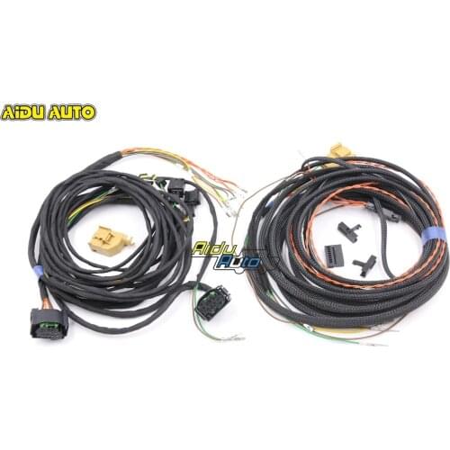 AIDUAUTO Side Assist Lane Change Wire Cable Harness For VW Passat B8 Tiguan MK2