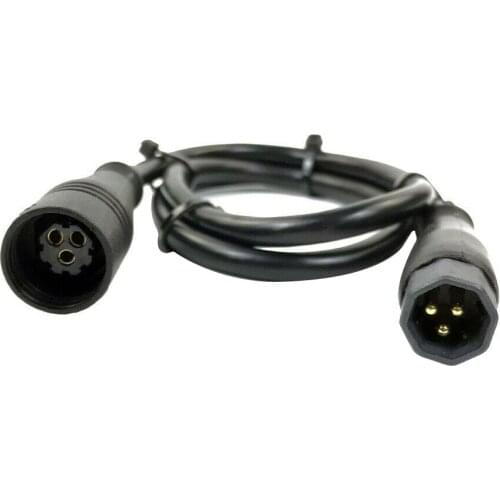 60cm 3-Pin E-Bike Bicycle Connector Waterproof Wheel Motor Extension Cable 1000W Motor Cables Bicycle E-bike Conversion Cable