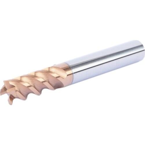 End Mill 4 Blades Cnc Milling Cutter Tungsten Steel Flat Head U-Shaped Groove End Mill Carbide Rotary Bits Tool