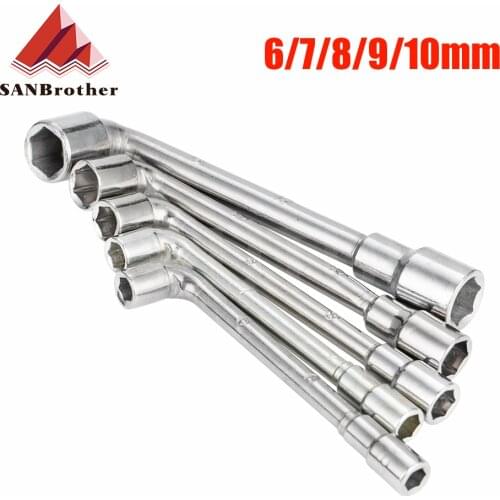 6mm 7mm L-shaped Wrench For Fixed Mk8 E3d Brass Nozzle For 3D Printer Wrench Maintenance Tool Sleeve Wrench for Ender 3 nozzle