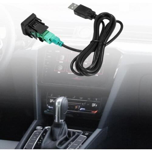 50% Hot Sales Audio Cable Adapter Universal Plug Play USB 130cm CD Player Audio Cable for Volkswagen