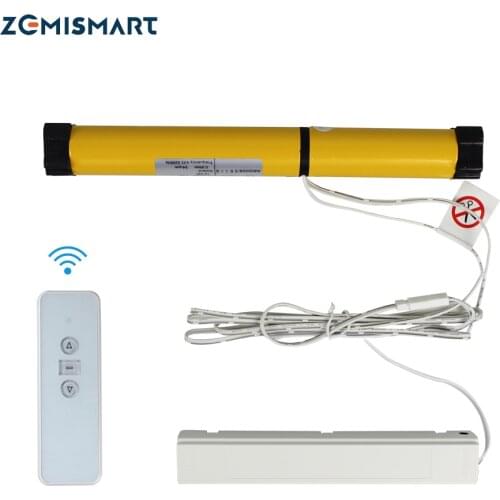 Zemismart Electric Blind Motor with RF Control Battery Charging For Pleated Blinds Honeycomb Shade Motorized Shutter Engine