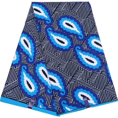 2019 New Arrival Fashion Design Beautiful Pattern Print High Quality African Ankara Veritable Real Wax Fabric 6 Yards\Lot