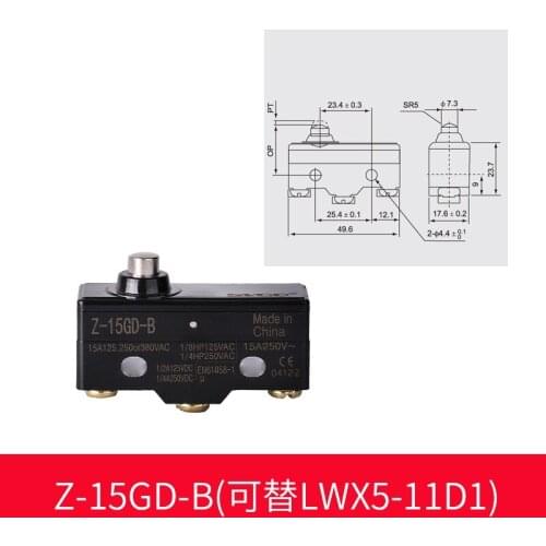 Limit switch travel switch micro switch Z-15GD-B/LWX5-11D1 silver contacts