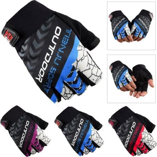 Unisex Outdoor Sports Riding Gloves Tight Non-slip Shock Absorption Wear Mitten Weightlifting Tactical Combat Outdoor Sports