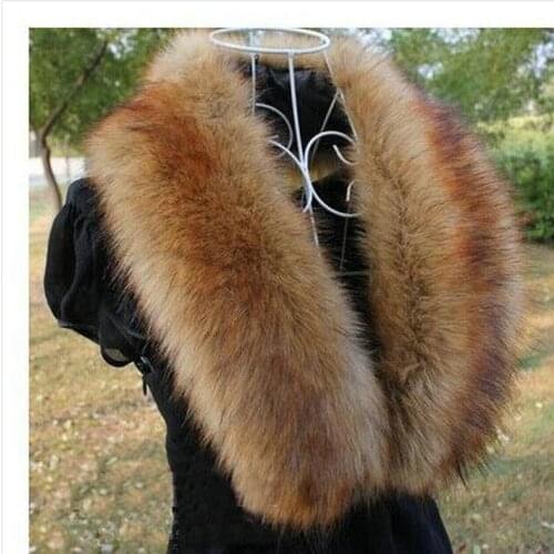 Scarf Hat Glove Sets Collars fake fox fur collar imitation raccoon fur collar scarf winter fashion collars scarves