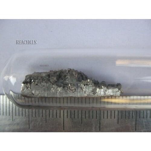 Dy Dysprosium Bulk Glass Seal 5g 3N Pure 99.99% Periodic Table of Rare-earth Metal Elements DIY Research Study School Education