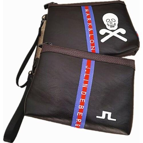 New Golf bag High quality Golf Ball Marker Key Handbag Small Wallet Outdoor Sports Two Zipper Pockets