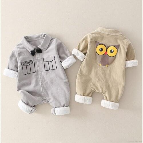 Explosion baby one-piece autumn long-sleeved baby clothes bag fart clothes climbing clothes newborn clothes childrens clothes