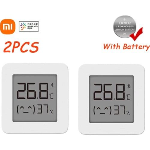 XIAOMI Mijia Thermometer 2 Bluetooth-compatible Wireless Smart Electric Digital Hygrometer Thermometer MI Temperature Detection