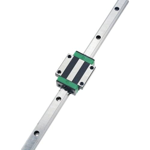 3D print parts CNC router linear guide Linear rail sliding 1pc HGR25-L-500mm+1pc HGH25CA carriage HGH25HA HGW25CA HGW25HA block