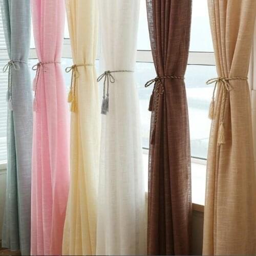Curtain Tiebacks Tie Backs Holdbacks Buckle Clips Accessory Curtain Tieback 2019 New Candy Color